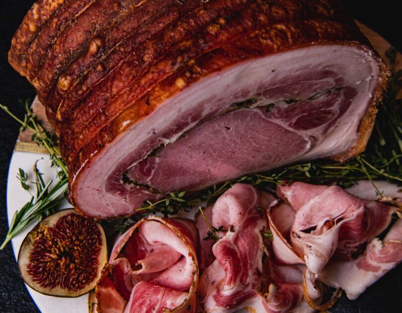 Porchetta, italiaanse toper